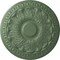 Ekena Millwork Colton Ceiling Medallion (Fits Canopies up to 4 3/4"), 15 3/4"OD x 1 1/2"P, Athenian Green CM15CNAGF - alternate 1